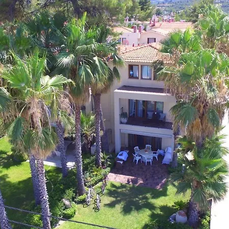Mare Blu - Beachfront, Panoramic View, Garden Pefkochori