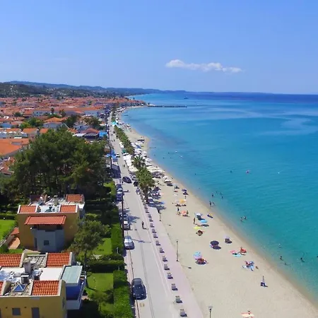 Mare Blu - Beachfront, Panoramic View, Garden Villa Pefkochori